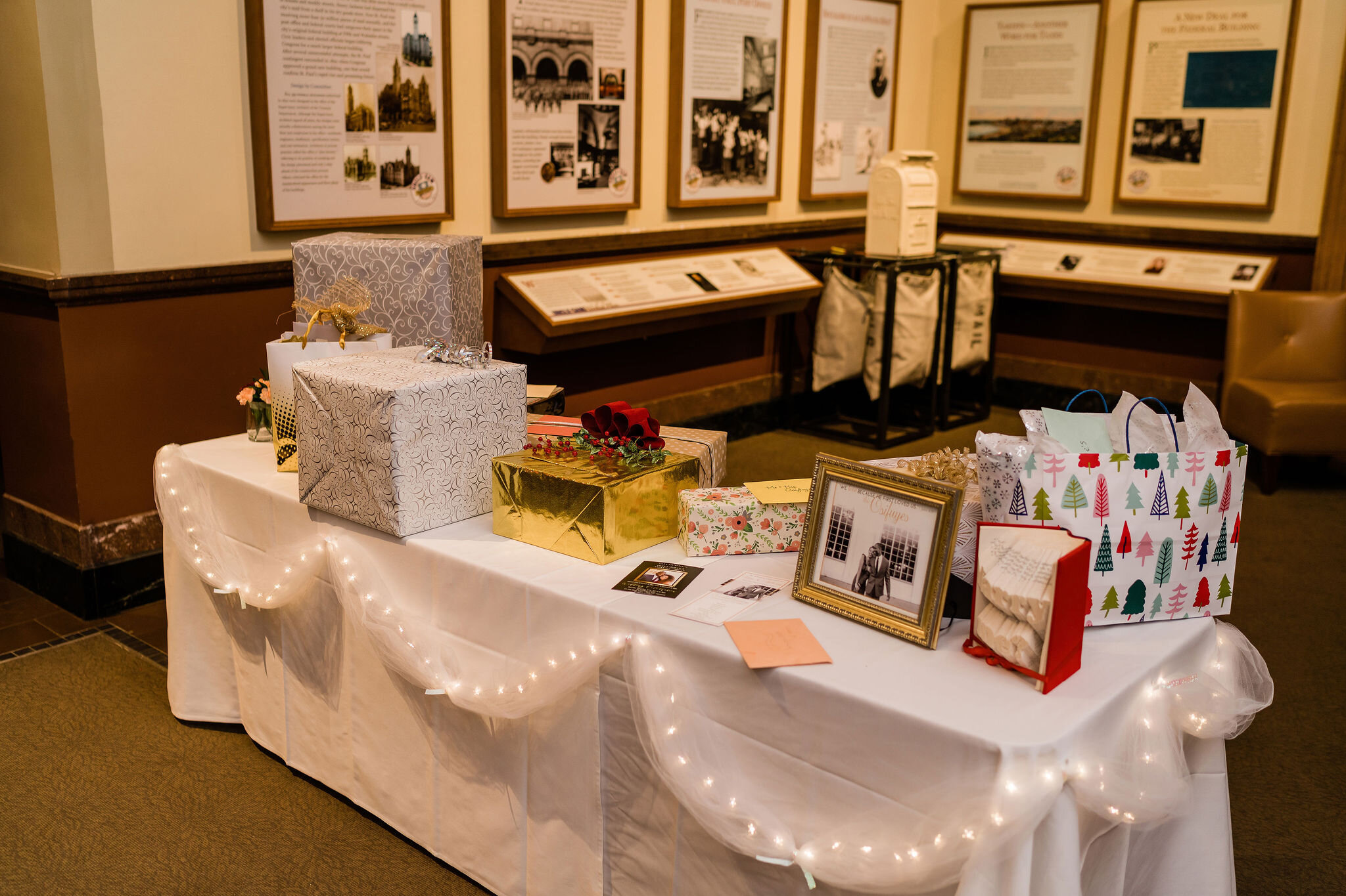 Card and gift table