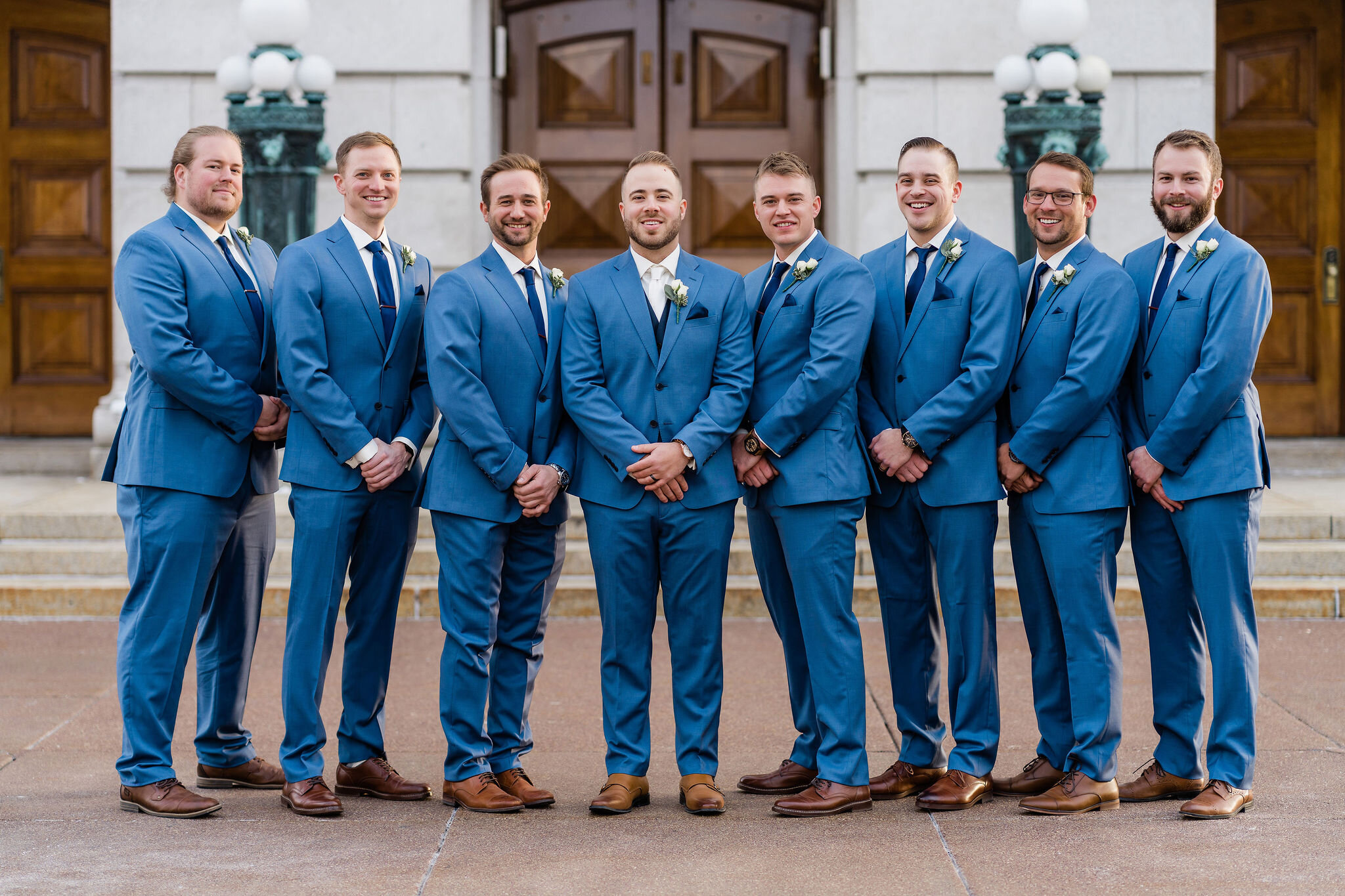 Groom and groomsmen