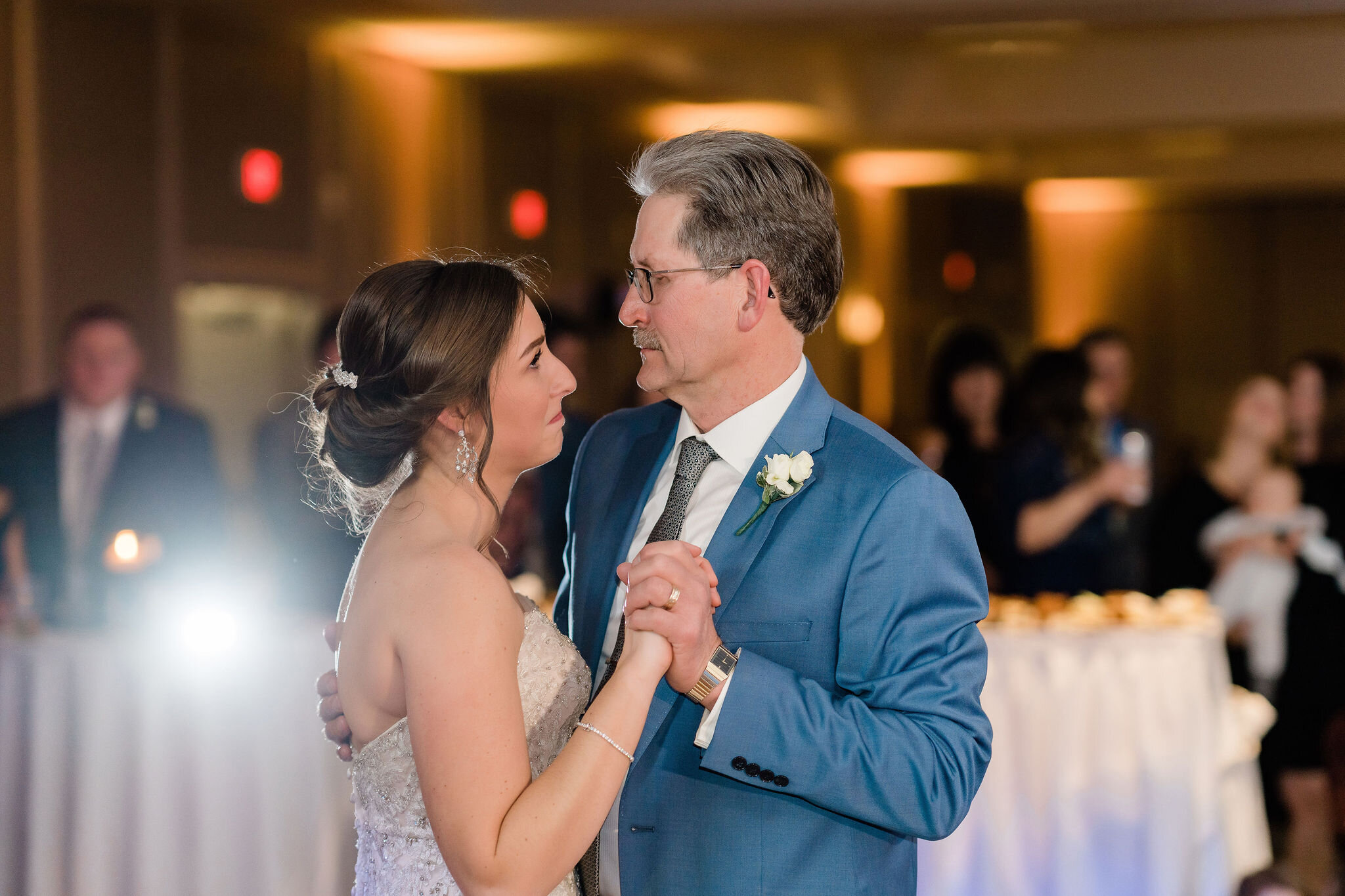 Bride dancing with her father