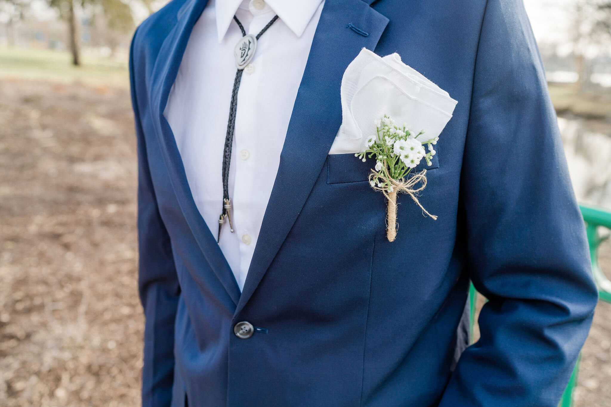 Groom's boutonniere 