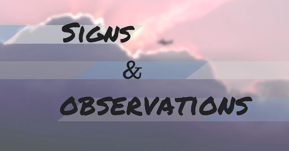 Signs and Observations Pastor Sherdeill Breathett from The Rock Christian Fellowship Church June 25th 2017 iTunes Google Play Soundcloud