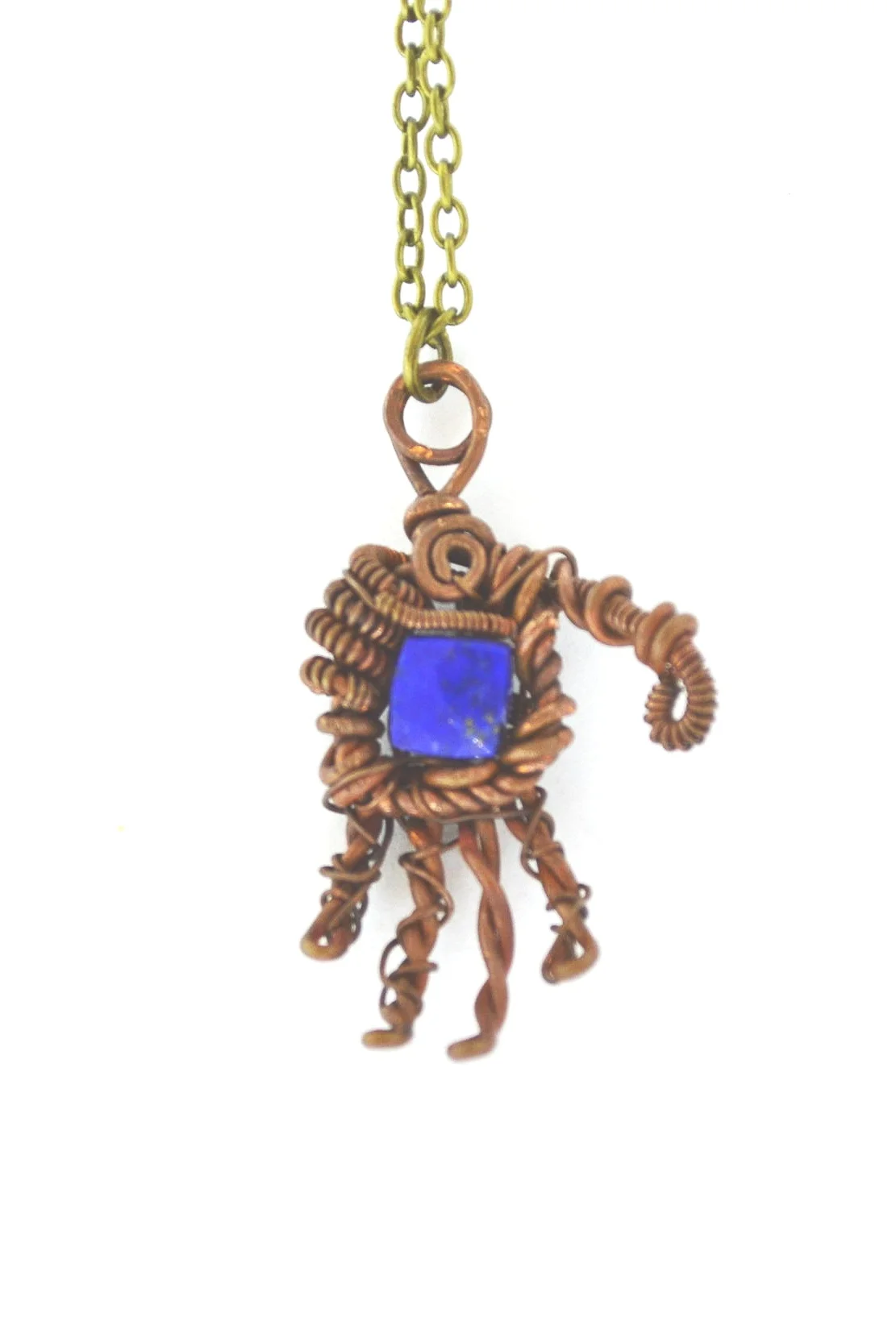 Lapis Lazuli copper hand