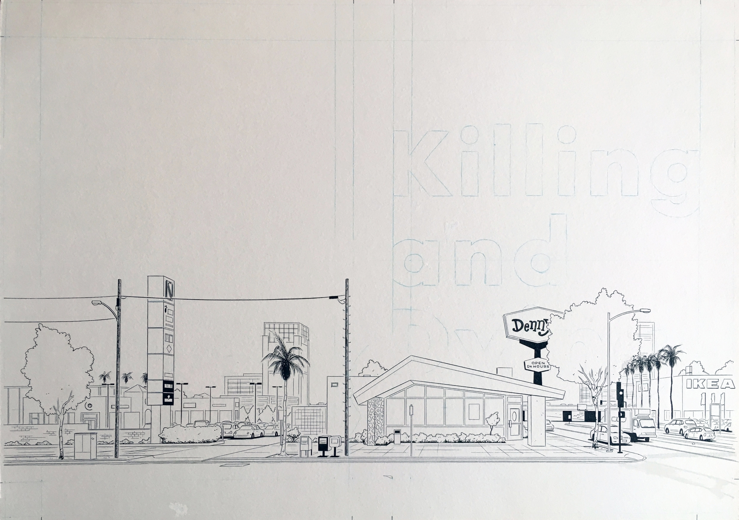 Killing and Dying, Wraparound Cover