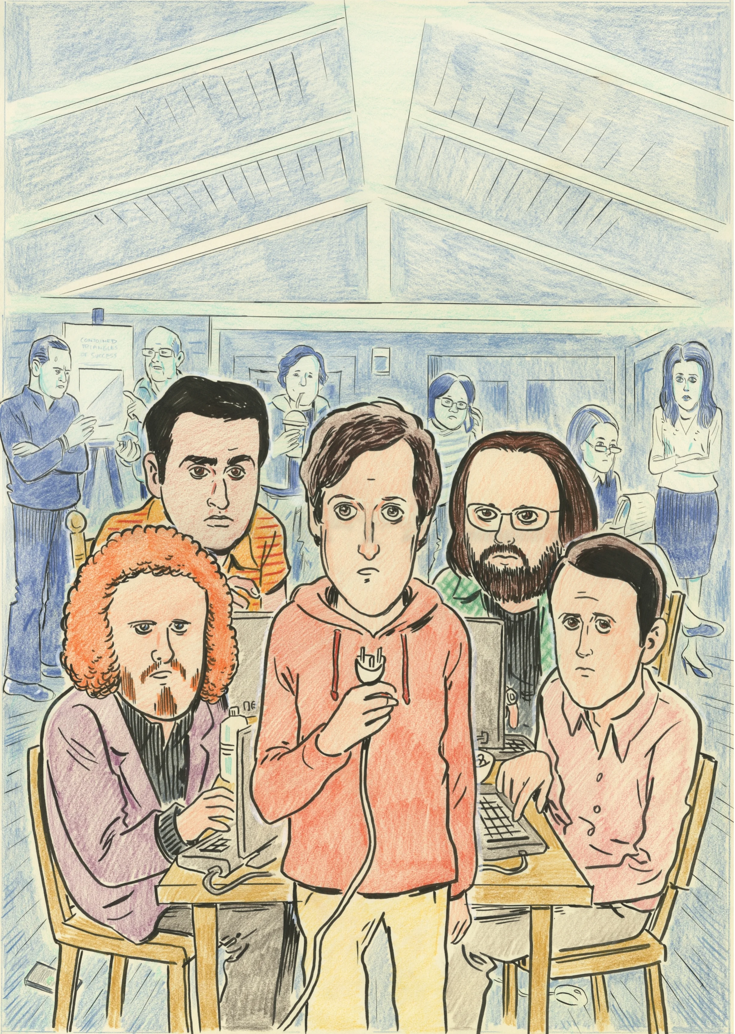 Silicon Valley Color Sketch