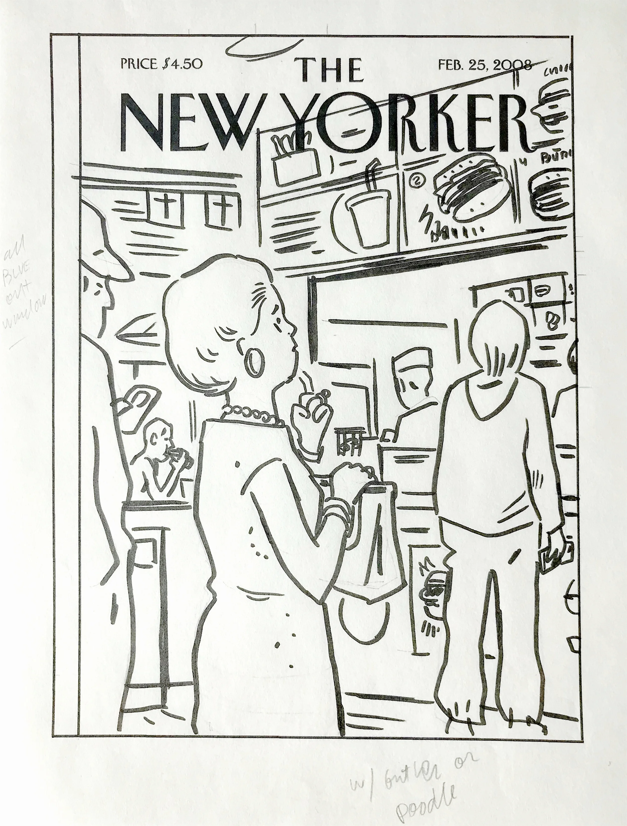 THE FOOD CHAIN NEW YORKER COVER