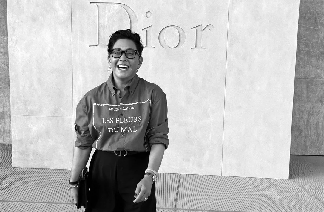 Personal Stylist Margaret Tan standing in Dior showroom