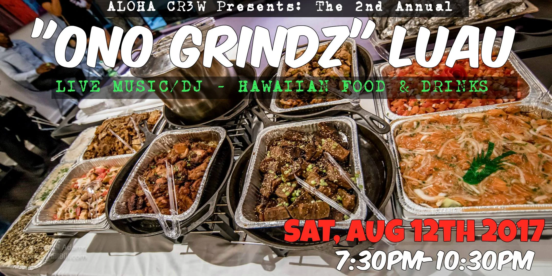 The 2nd Annual: "Ono Grindz" Luau in the Courtyard