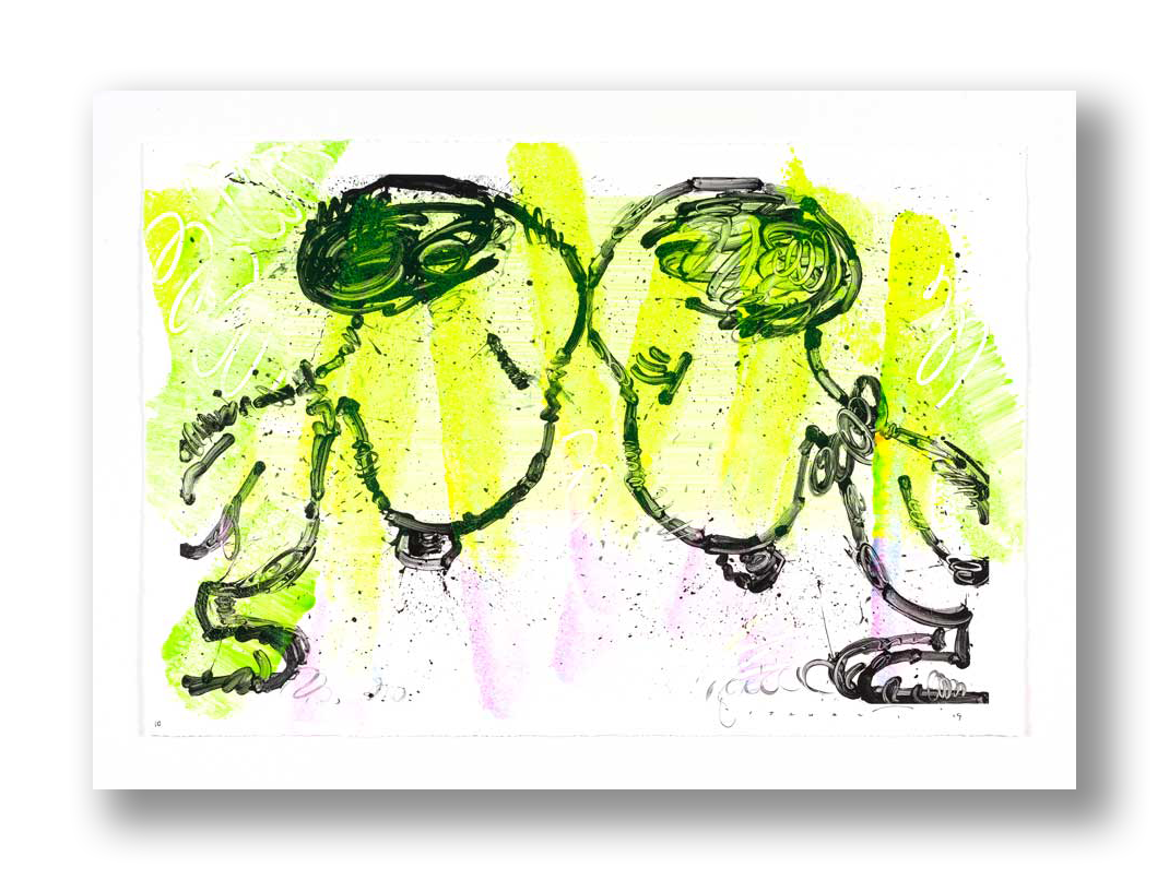 "R.E.S.P.E.C.T. No 10" 21 x 31 inches Applied color original on mixed media (giclee and serigraph) paper print