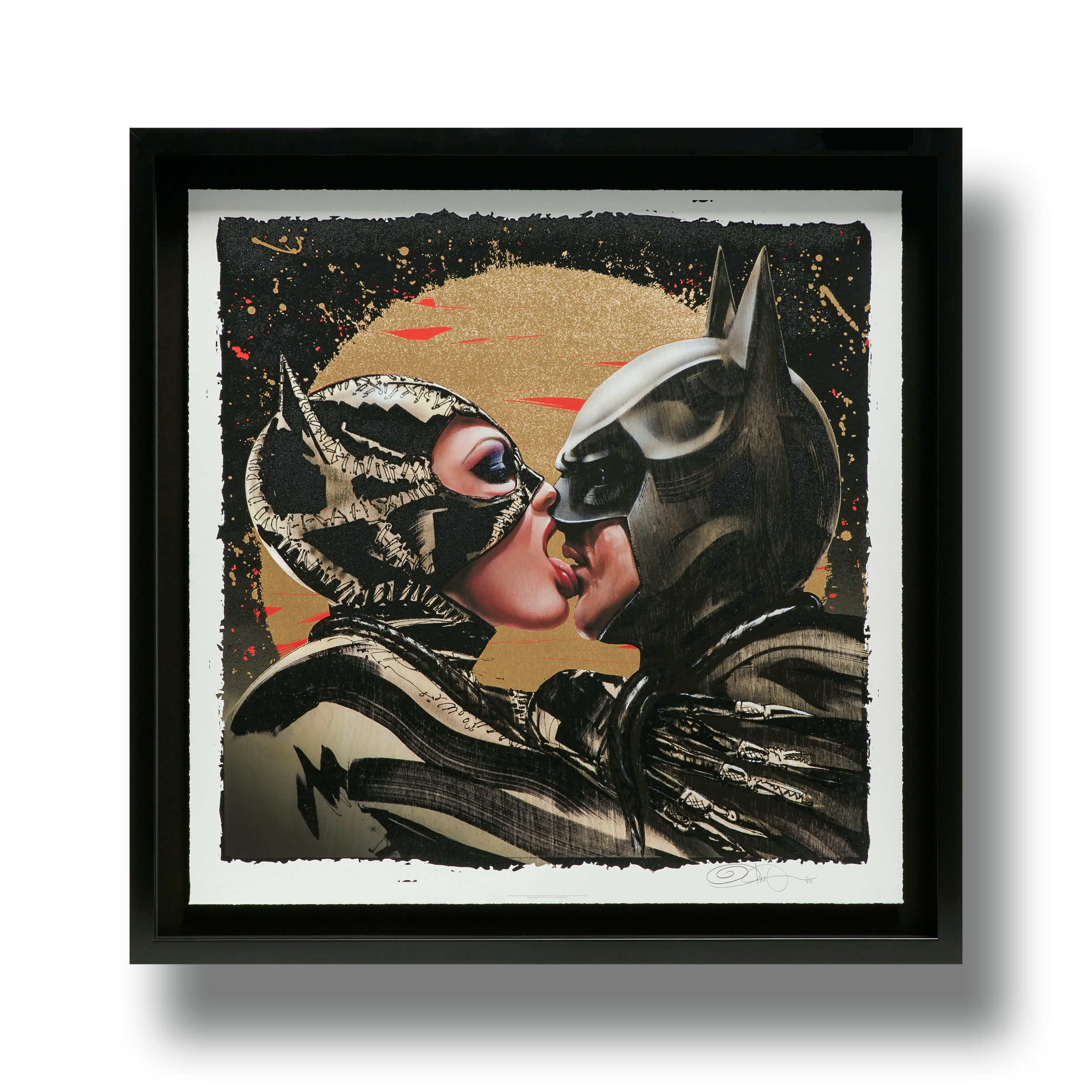 “Tongue Lashing” 2019 XL Deluxe Diamond Dust Fine Art Print Hand-embellished silkscreen and diamond dust 40 x 40 inches (unframed) 48 x 47 inches (framed) INQUIRE