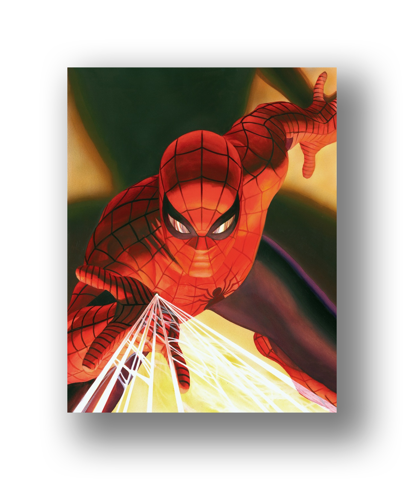 Alex Ross SPIDER MAN ROCKOMIC Fine Art Print on Paper Artist Proof Marvel  DC Comics Fine Art