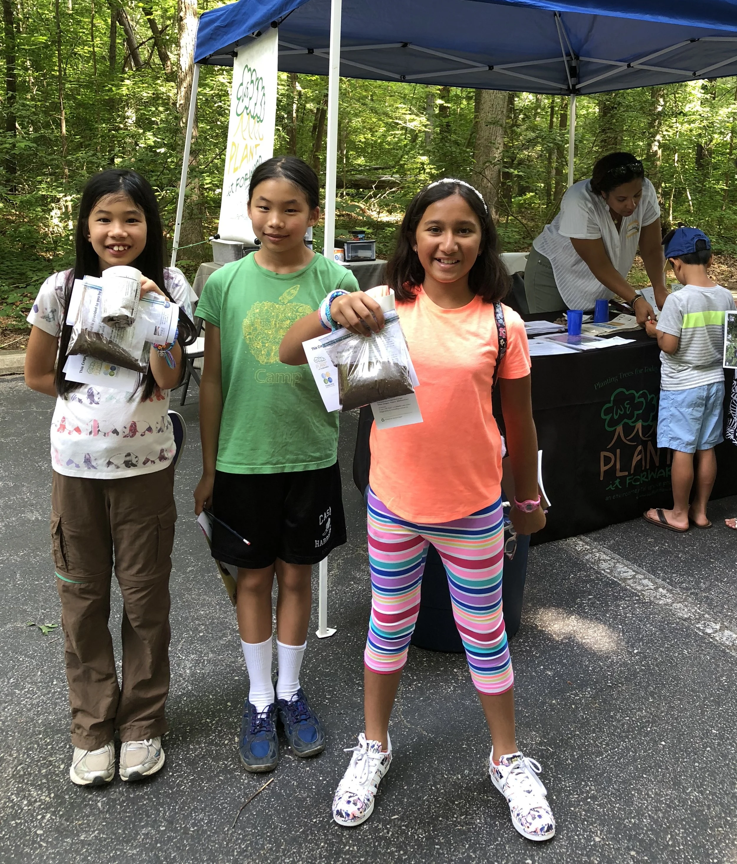Lake Crabtree Park Pollinator Festival Tree Seed Kit Giveaway 2018.06.16