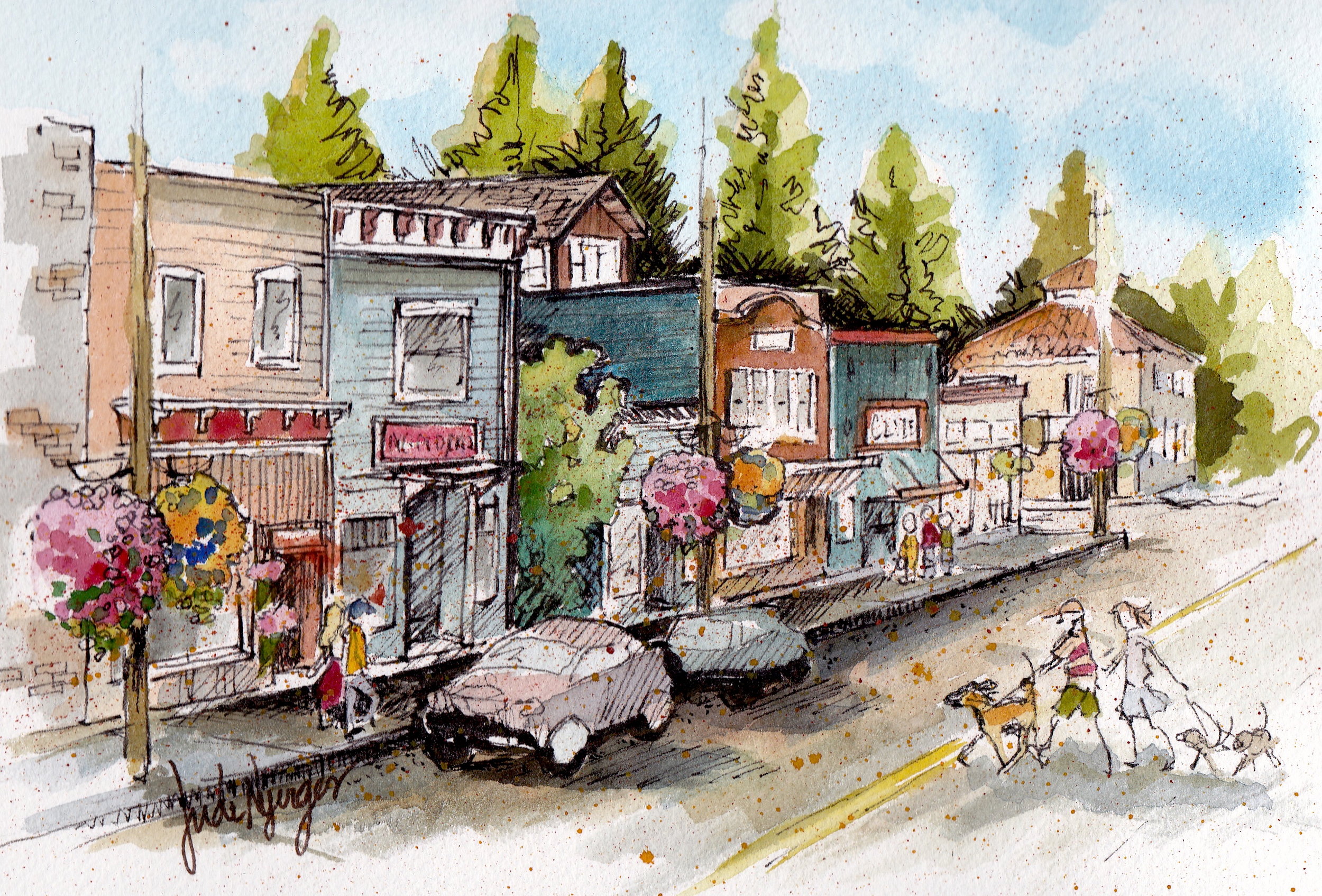 First Street, Langley, Whidbey Island, WA