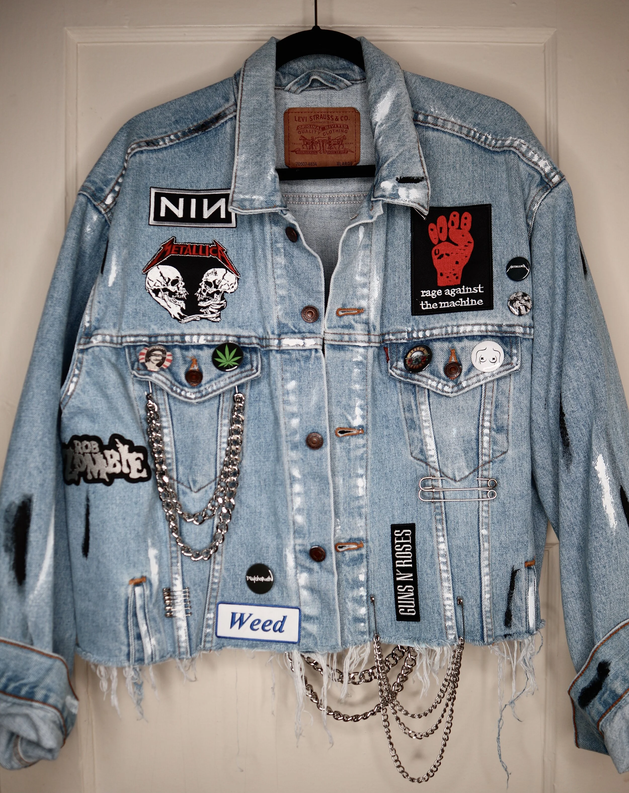 CUSTOM - PUNK/FUCK JACKET — Little 