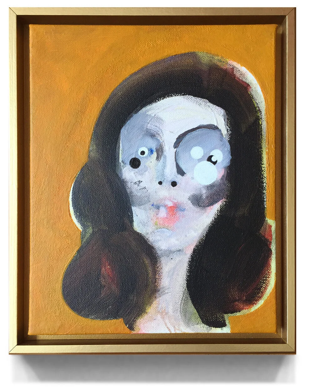 Kate B .Vivian Acrylic on Canvas Signed on the back 10 x 8 Inches