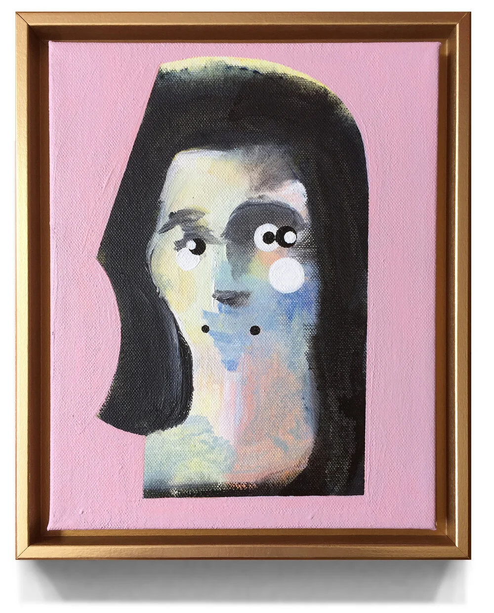 Henrietta Vivian Acrylic on Canvas Signed on the back 10 x 8 Inches