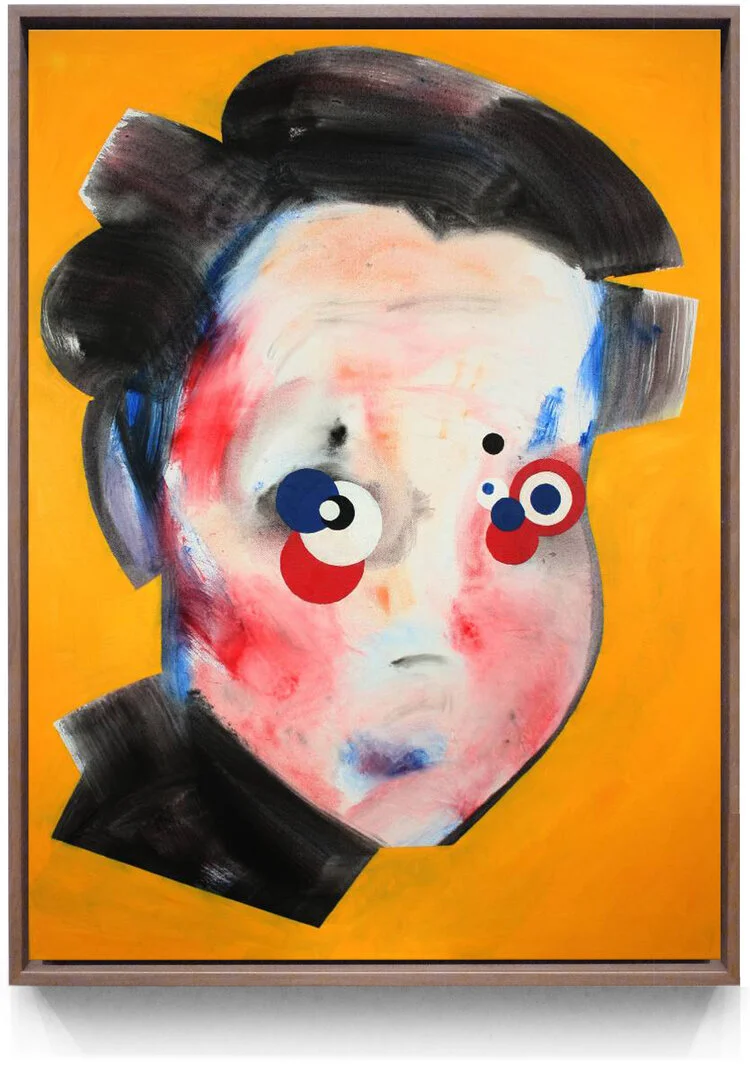 Frances Vivian Oil on Canvas Signed on the back 30 x 40 Inches