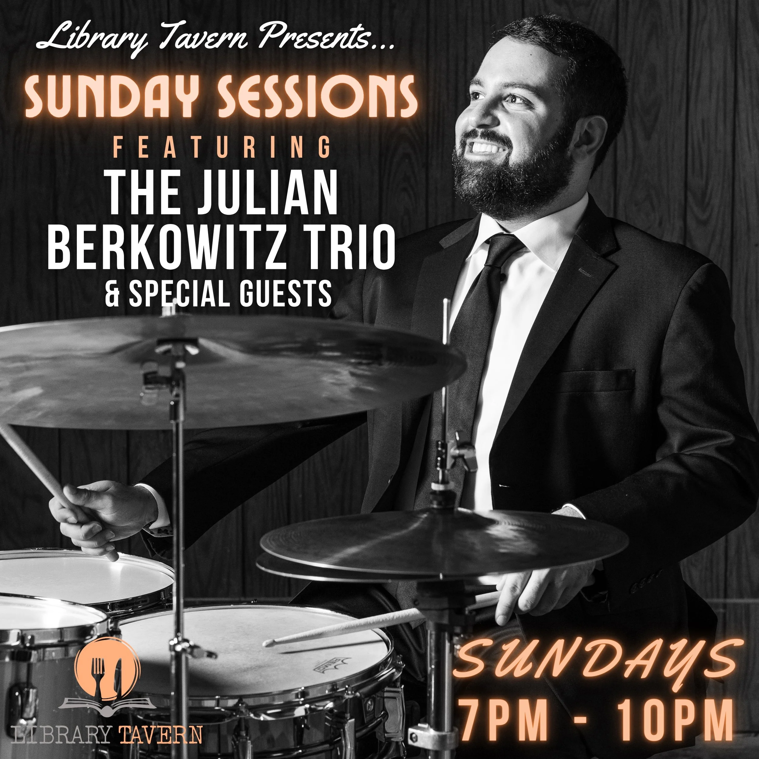 Julian Berkowitz Trio &amp; Jam Session at Library Tavern