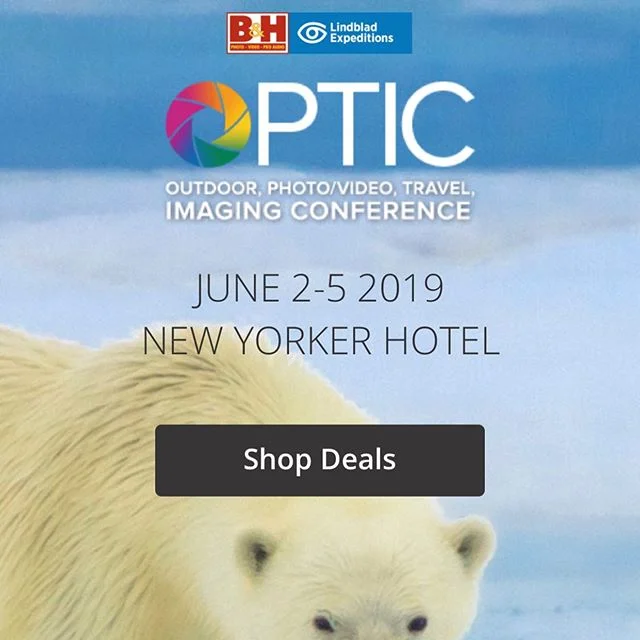 I'm at Here at #optic2019 in NYC hosted by @lindbladexp and @bhphoto 
I'm giving two presentations tomorrow, one on mobile Photography, the other on post processing. Come join!