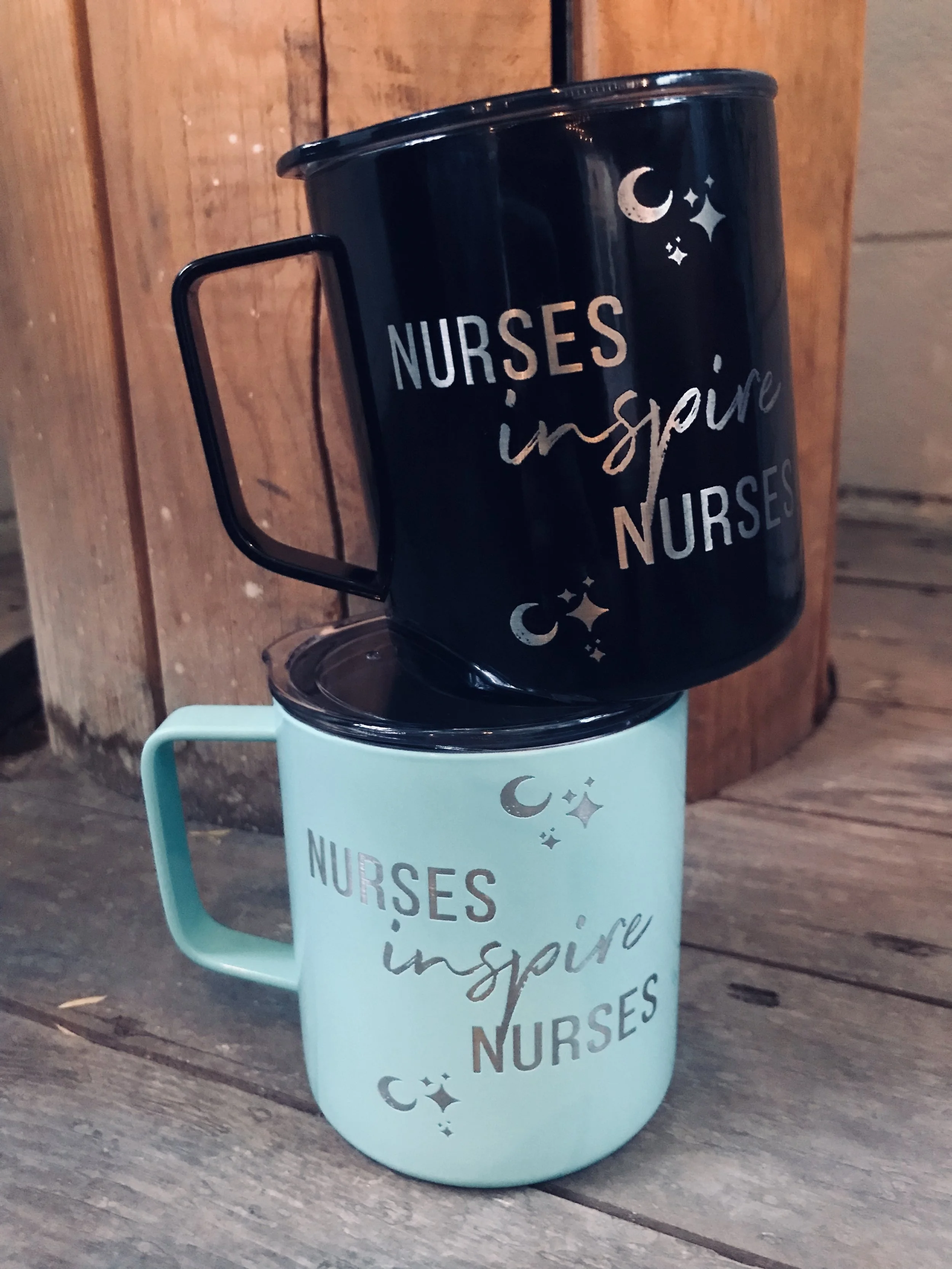 Nurses Inspire Nurses | Nurse Tumbler, Nurse Drinkware, Nurse Tumbler, Nurse Gift, Nurse Inspiration, Nurse Appreciation Gift. Get more Nurse Wear https://nineliveshealth.com/shop-1