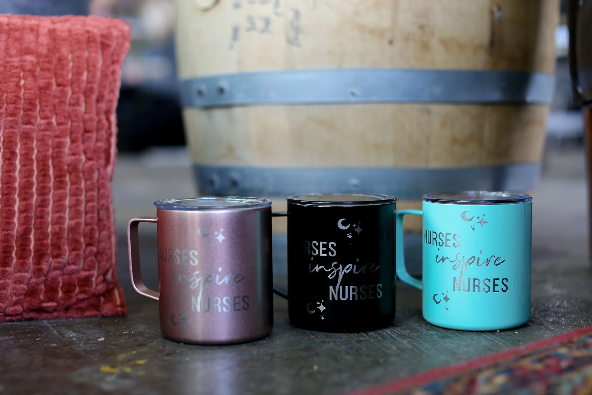 Nurses Inspire Nurses | Nurse Tumbler, Nurse Drinkware, Nurse Tumbler, Nurse Gift, Nurse Inspiration, Nurse Appreciation Gift. Get more Nurse Wear https://nineliveshealth.com/shop-1