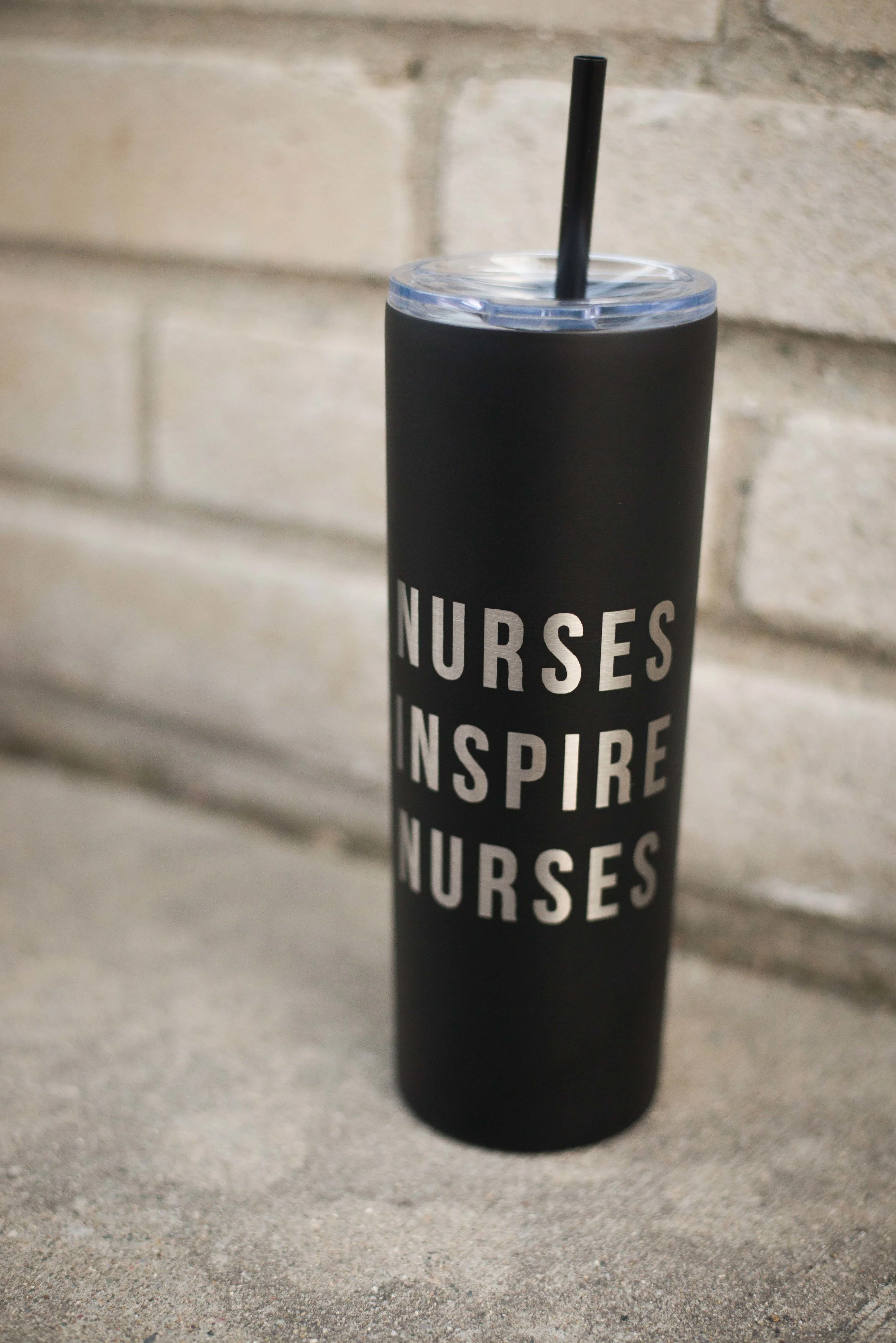 Nurses Inspire Nurses | Nurse Tumbler, Nurse Drinkware, Nurse Tumbler, Nurse Gift, Nurse Inspiration, Nurse Appreciation Gift. Get more Nurse Wear https://nineliveshealth.com/shop-1