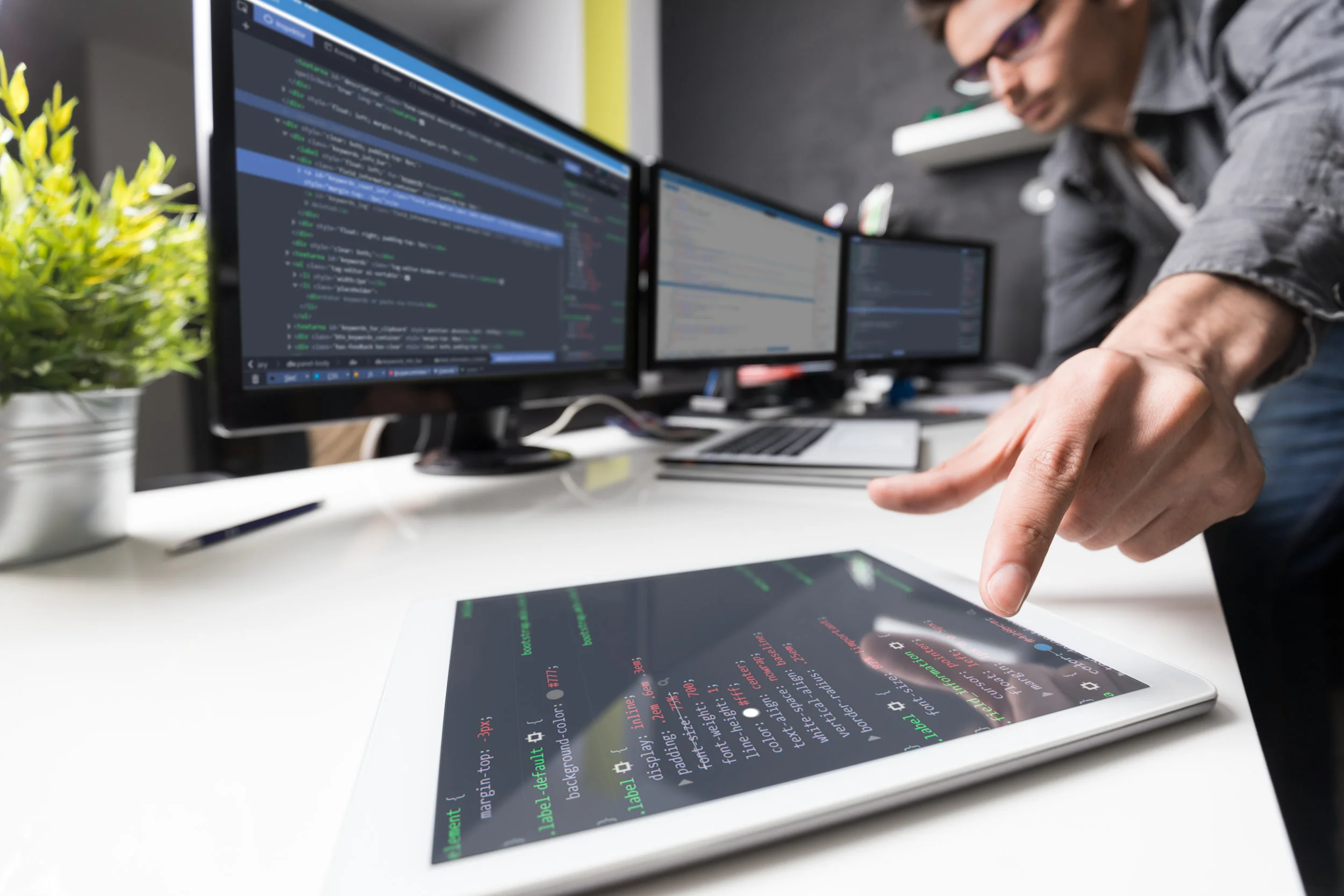 I ran out of results on Shutterstock for "woman programming" so this week's image features a man! Disclaimer: I am not the human pictured.