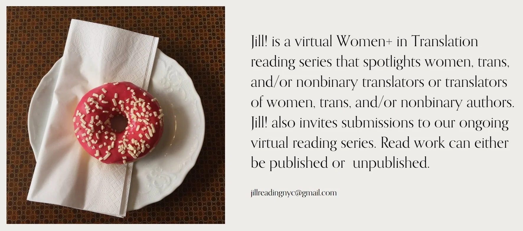 Jill! Features Hua Lin Xie's Another Band’s Treasure