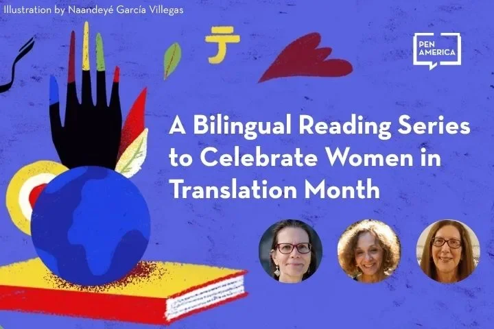 Elsa Gribinski and I read in PEN's Women in Translation Month! 