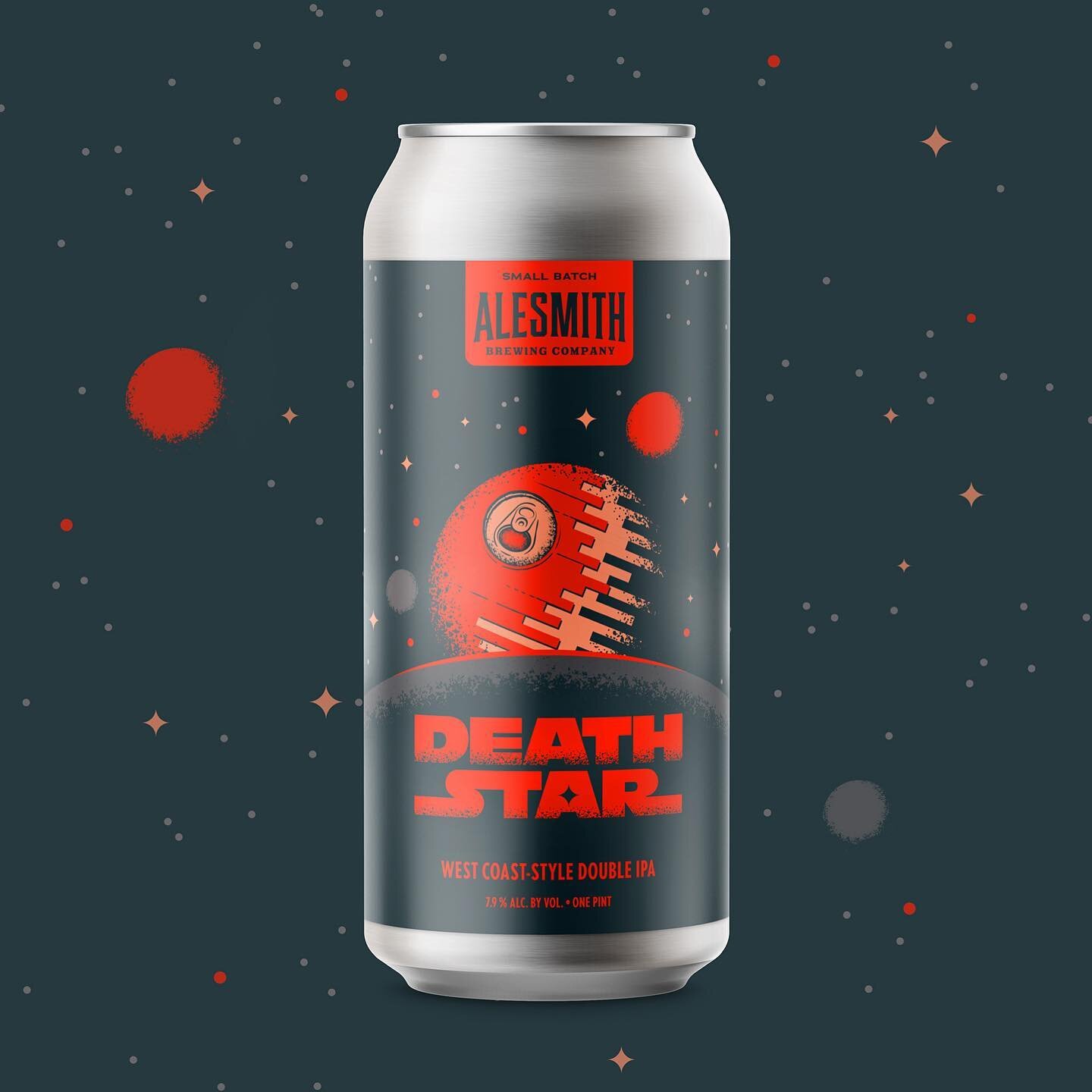 The force is strong with this one - One more hoorah for Death Star Double IPA available at your neighborhood @alesmithbrewing spaceport. #revengeofthe5th