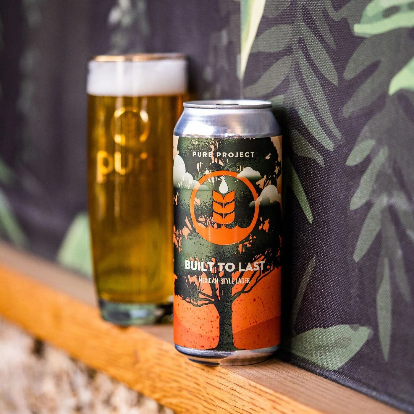 Last up in this weeks @purebrewing beer drop is Built to Last a Mexican-style lager brewed especially by Pure&rsquo;s brewer and packaging lead @t_pott for his wedding celebration. Designed featuring at eucalyptus tree reaching towards the clouds inc