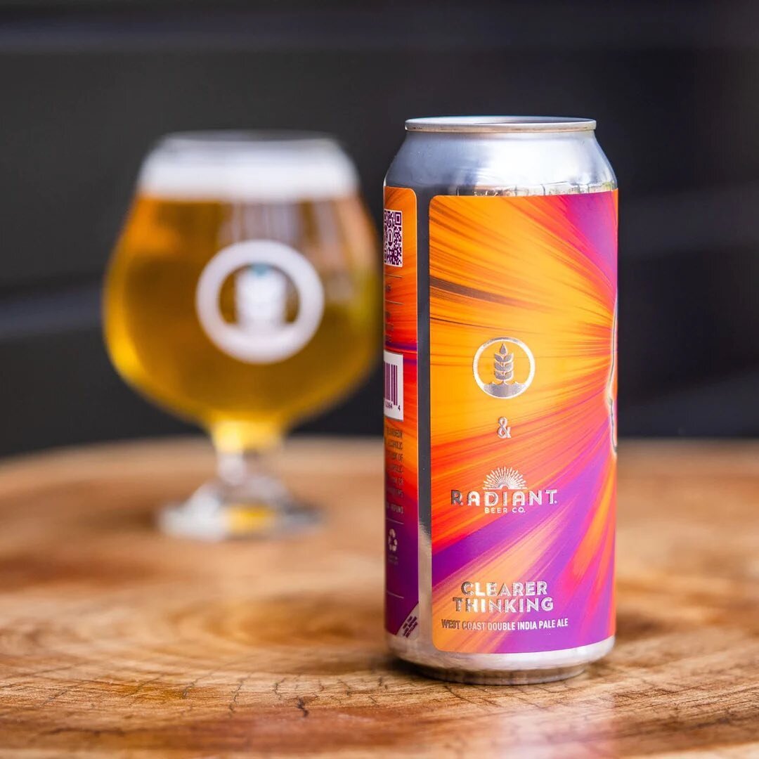 A trifecta of cool brews dropped this week at @purebrewing | Clearer Thinking is a West Coast IPA collab with @radiantbeerco | great minds think alike!