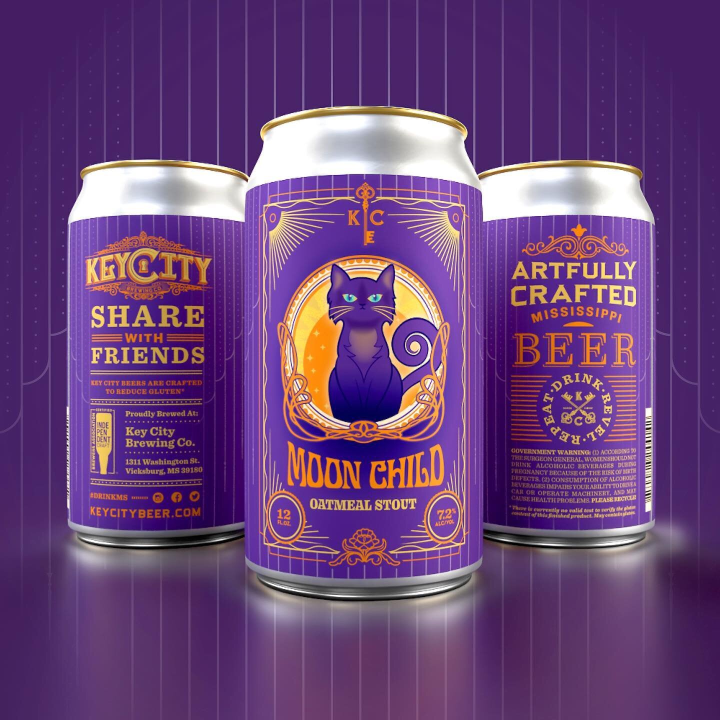 @keycitybeer absolutely crushed it at this years @craftbeermarketingawards - Taking home 4 Crushie awards! Moon Child got a gold in the best 8oz-15oz can design category. Congrats to the Key City crew!