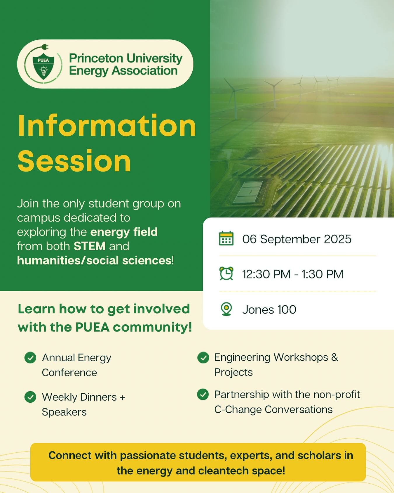 Join us for an Open House tomorrow(Sat 09/06) to learn more about PUEA and the ways you can get involved!