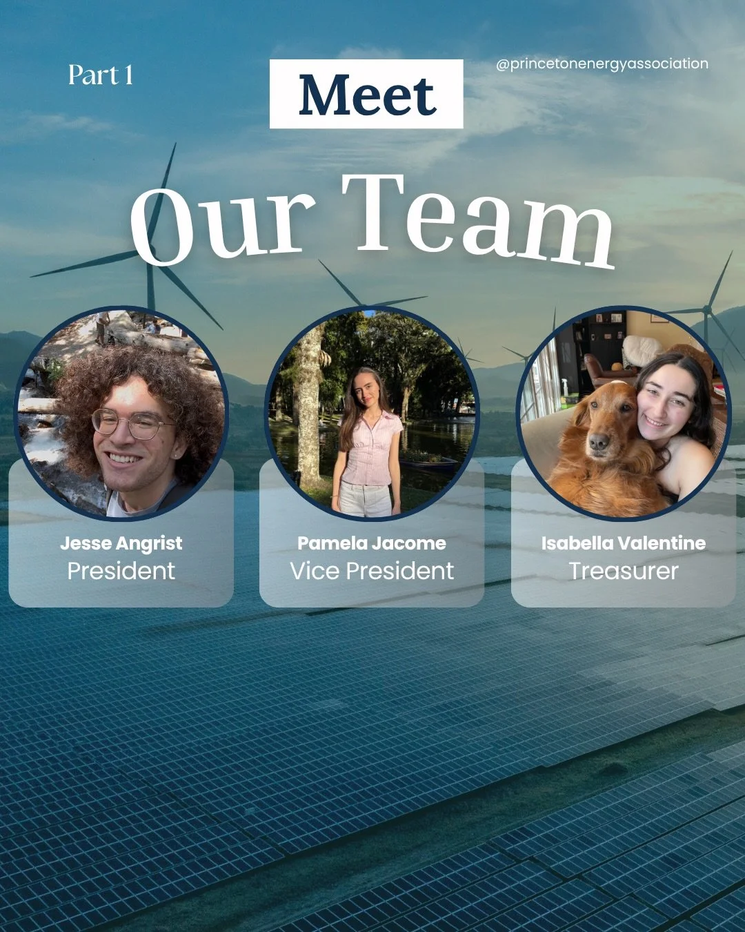PUEA is very excited to start the school year! Get to know the 2026-2027 officers (PART 1) - Jesse, Pamela, and Isabella! Stay tuned for ways you can get involved in PUEA this semester!⚡️💡☀️🍃