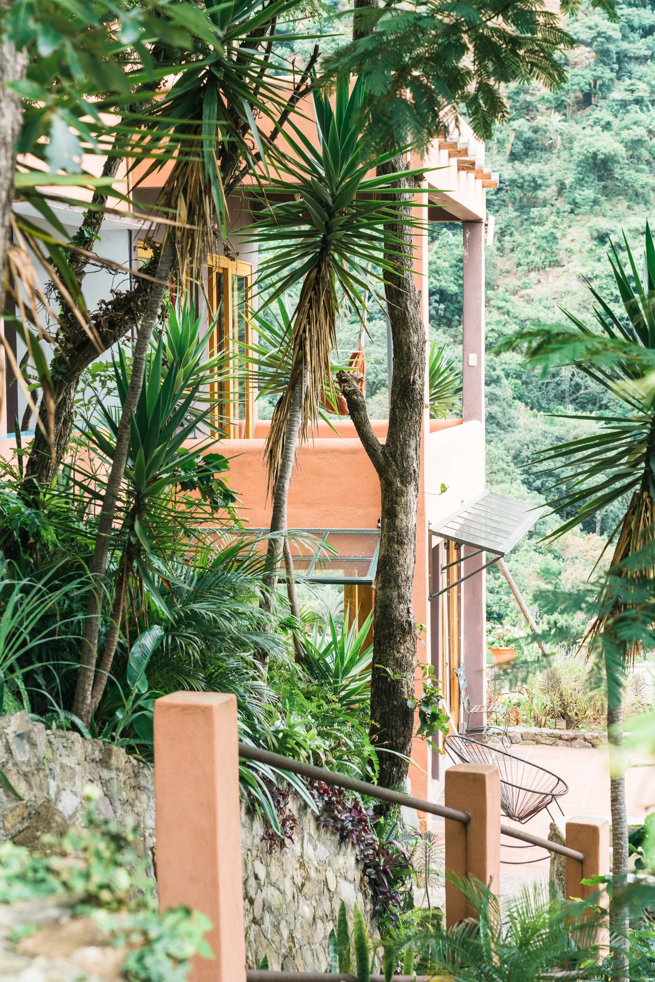 Side view of Eagles Nest Airbnb in Jaibalito at lake atitlan