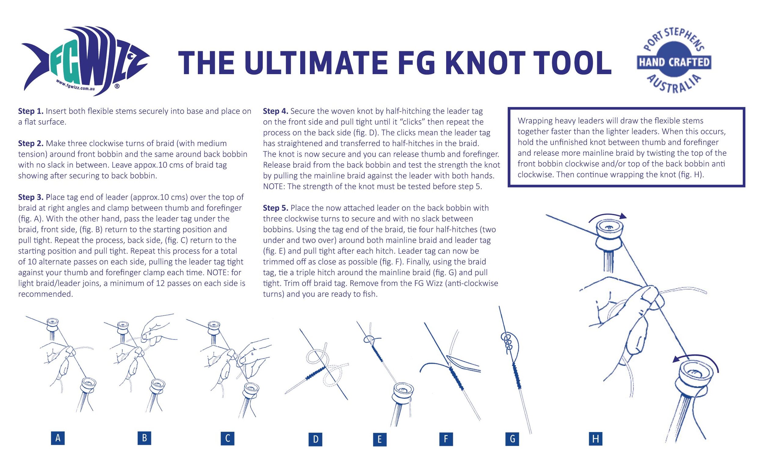 How To Guide Fg Wizz Simple Tool To Make The Fg Knot Simple