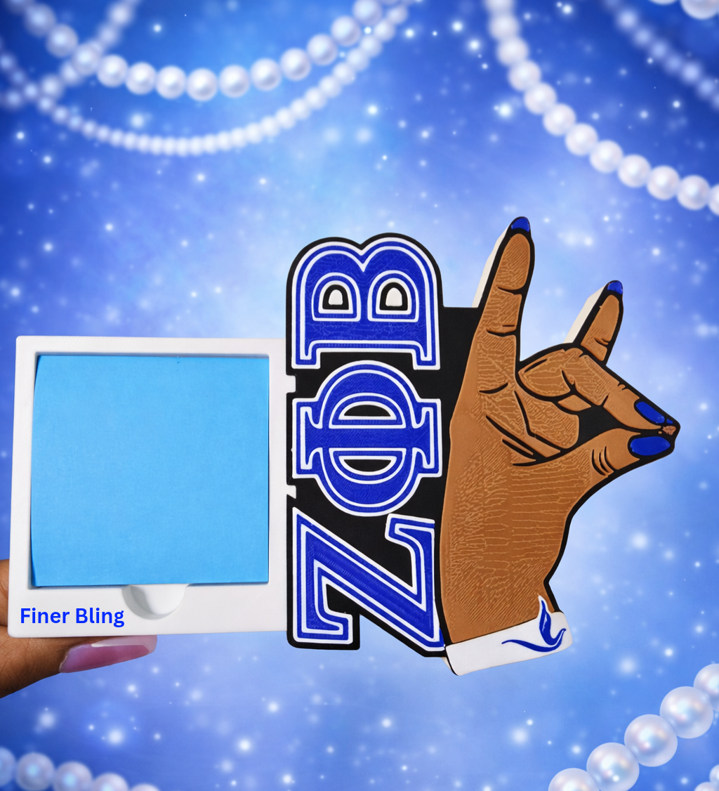 Handsign Sticky Note Holder- 3D Printed