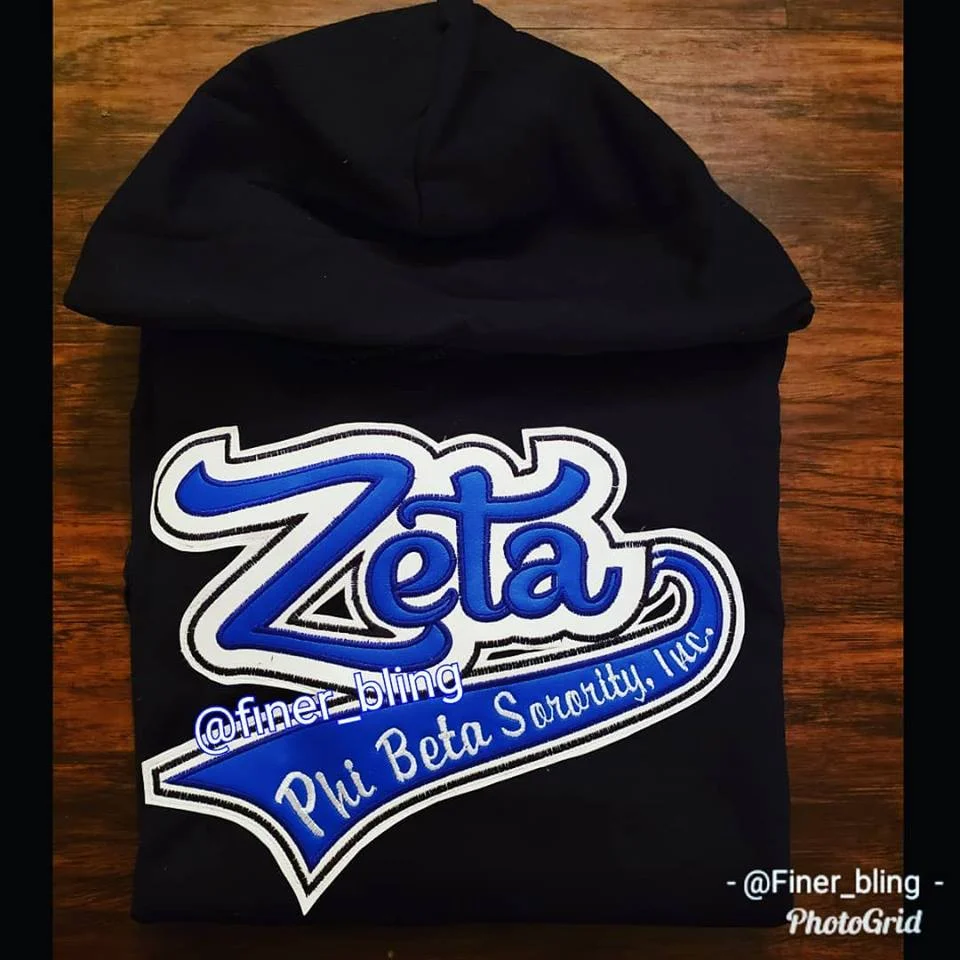 Zeta Phi Beta Hoodie/Sweatshirt (Custom) — Finer Bling LLC ™