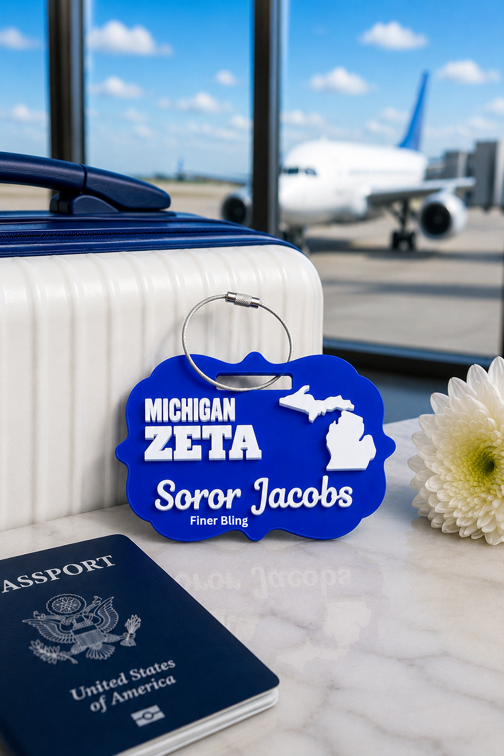 State Luggage Tag-3D Printed