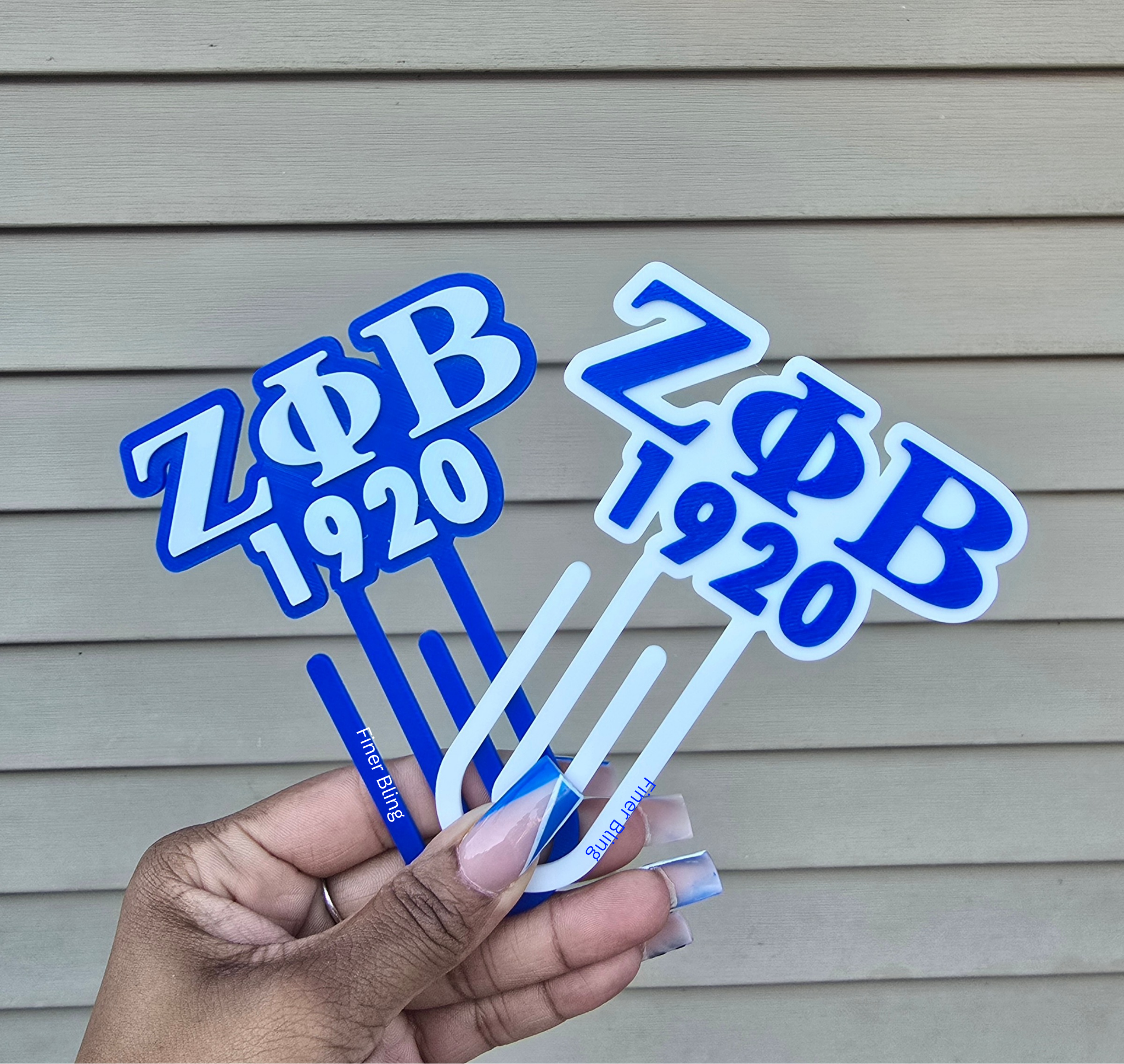 Z Phi B Jumbo Paperclip-Custom 3D Printed