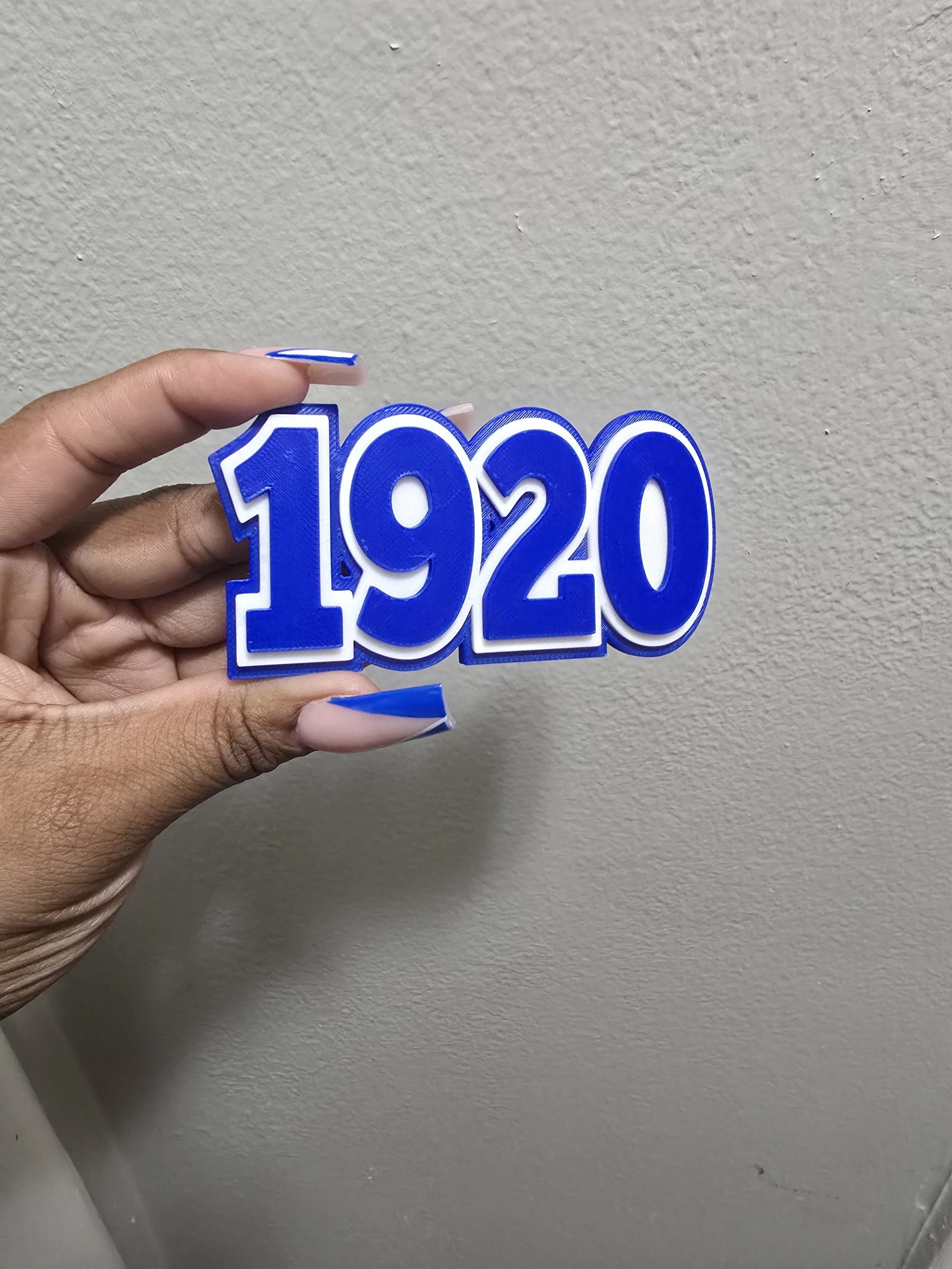 1920 Pin/Keychain-Custom 3D Printed