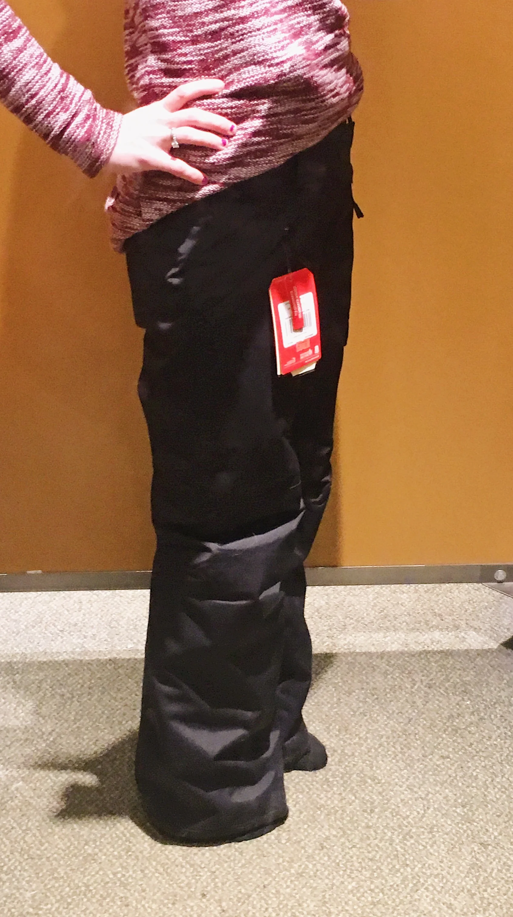 Ski Snowboard Petite Snowboard Pants Bean Black Insulated