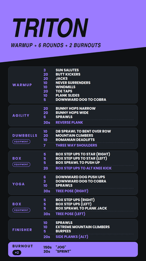 TRITON set list