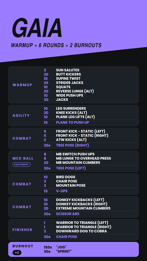 GAIA set list
