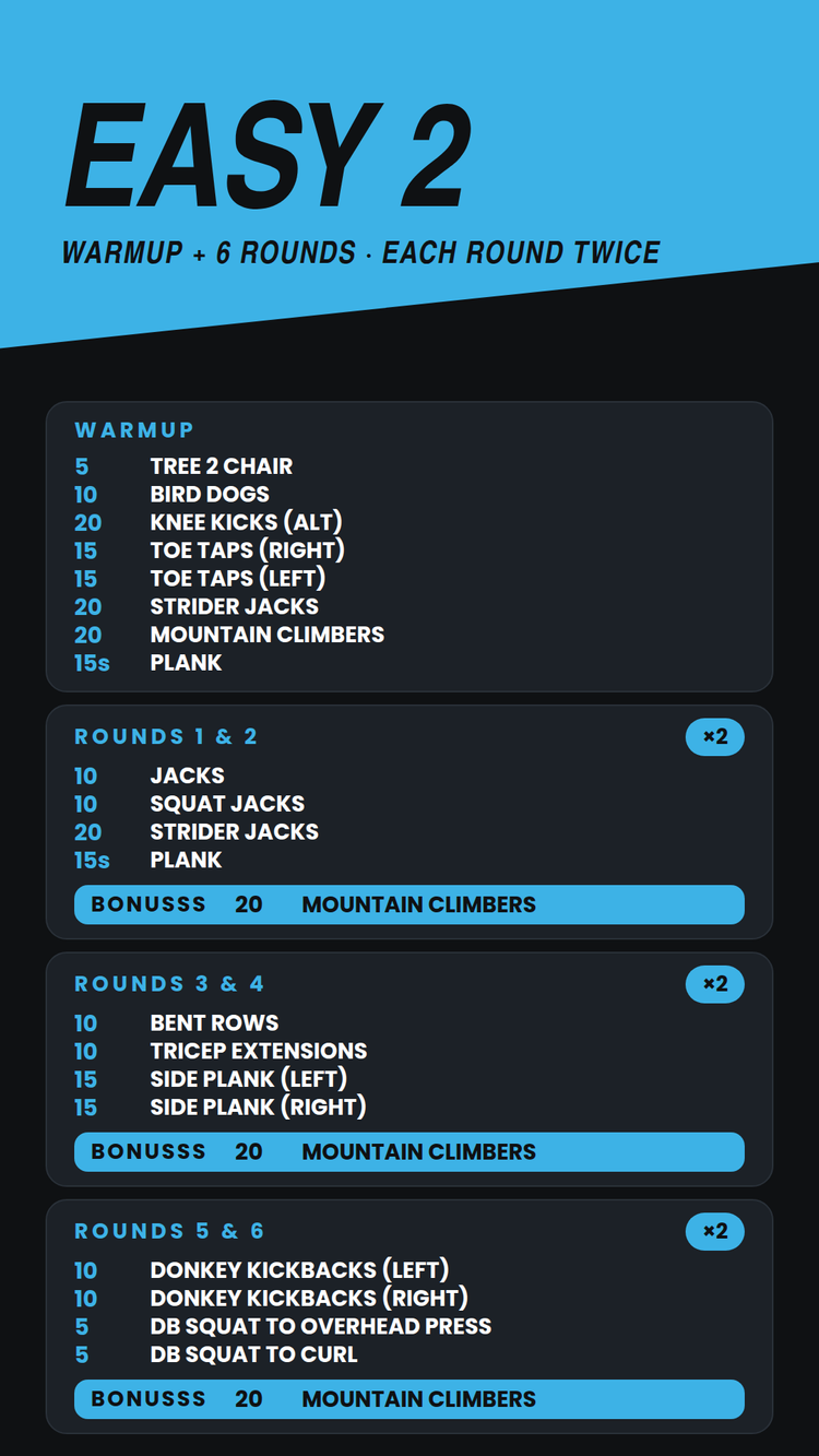 EASY 2 set list