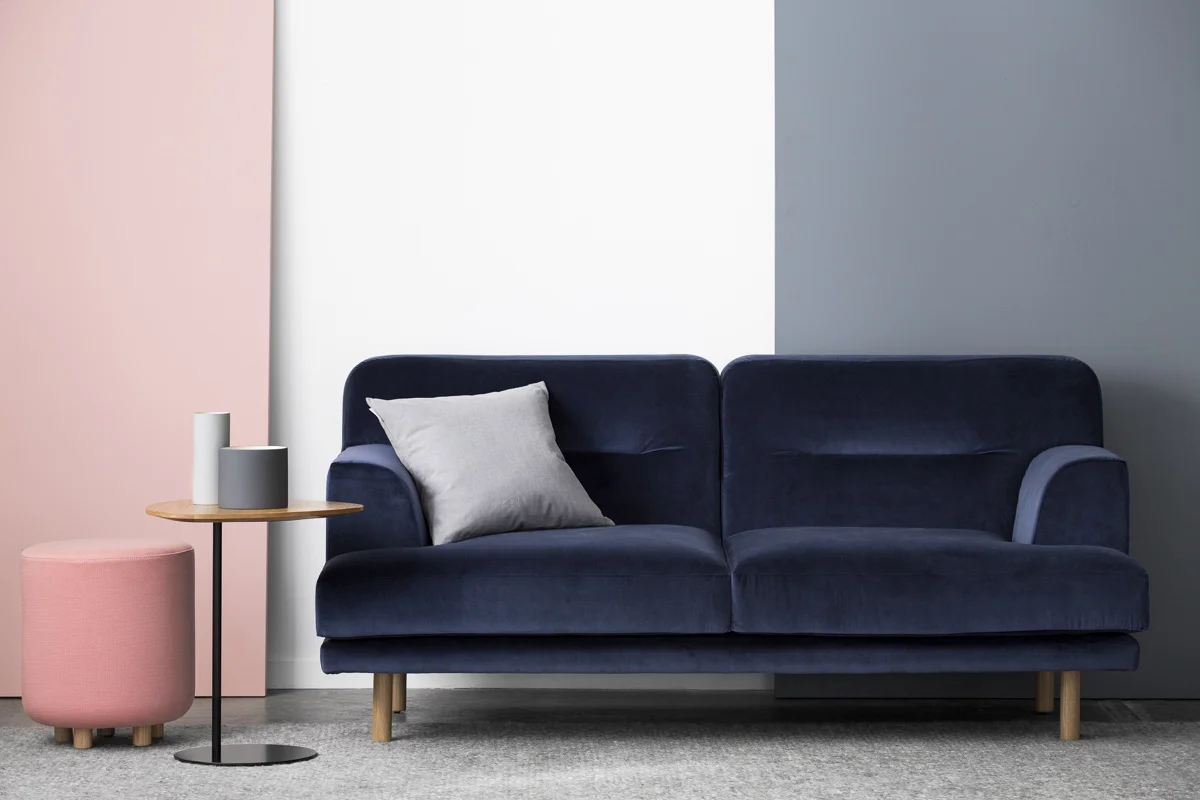 Camille 2.0 seater in Atelier Velvet