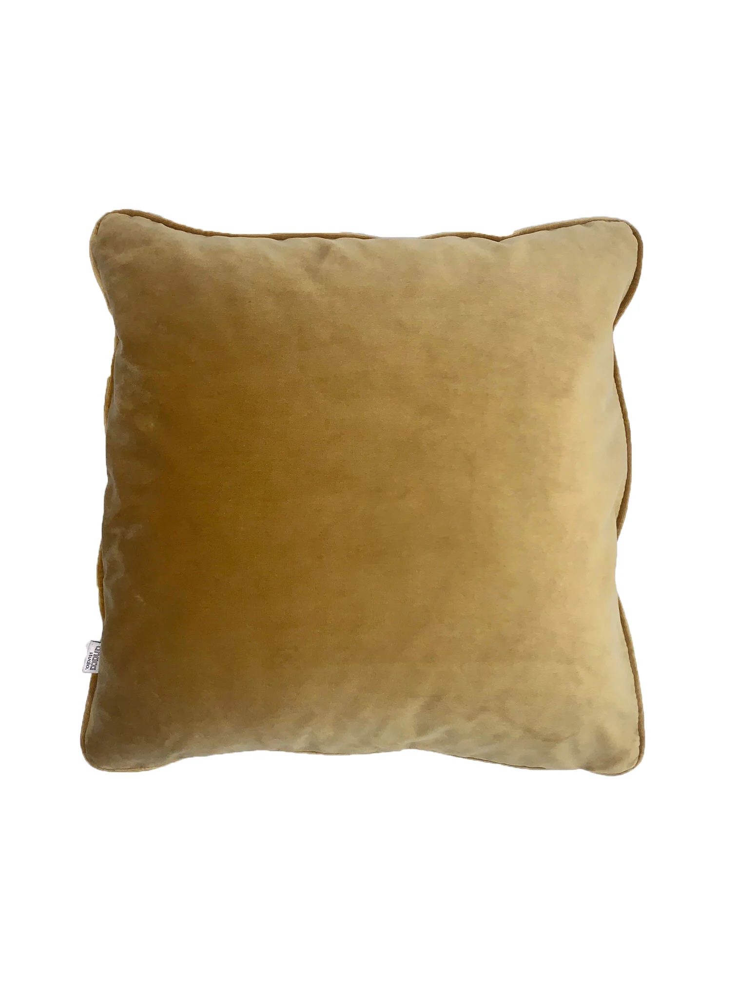 Yellow Gold Mustard Velvet Cushion Pillow