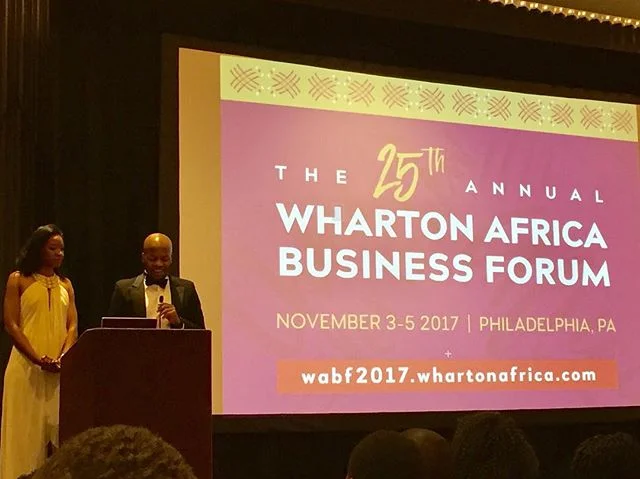 Our esteemed co-chairs, Amaka Uzoh and Abdul-Hakeem Buhari, kicking off the #WABF25 gala