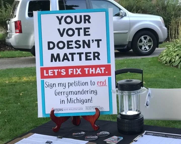 2018 Fems for Change Members were out in force, to help VNP (Voters Not Politicians) gather the necessary 315,654 signatures to the the petition on the ballot. Next Step was canvassing door-to-door to educate voters about this ballot proposal.