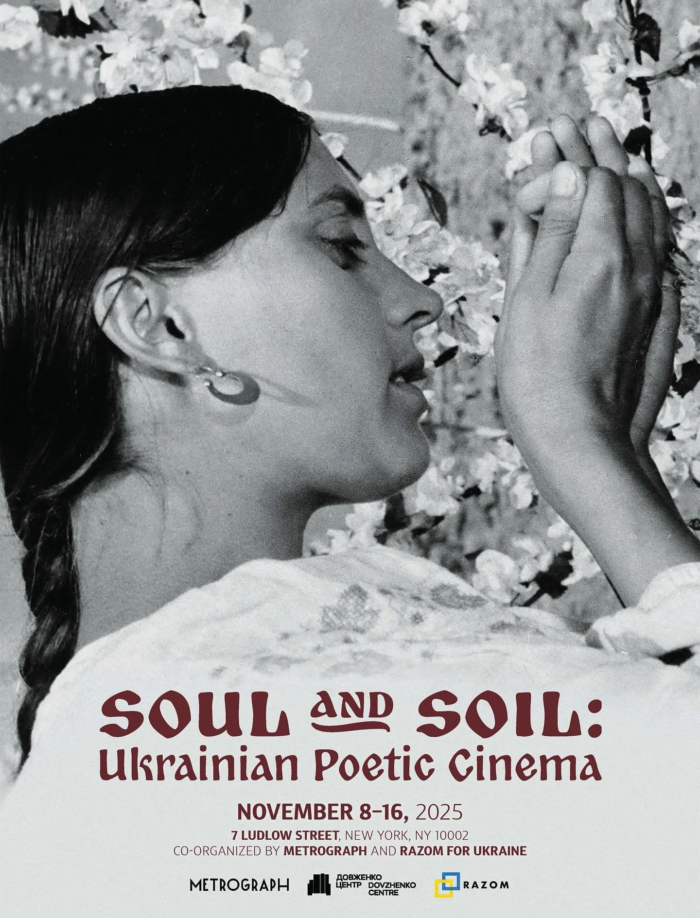 Join us for a film screening of &ldquo;Earth&rdquo; (featuring an original score by @dakhabrakha) on Saturday evening, November 8. UVV will kick off the event with a performance. Ticket link in bio.

Browse other films showing at @metrograph as part 